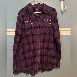 Wrangler Rock 47 Western Button Up